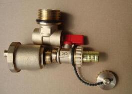 分水器配件，主管專用活接角閥